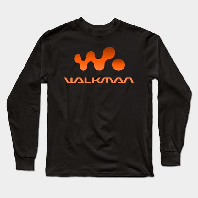 Vintage Walkman Long Sleeve T-Shirt by bobacks